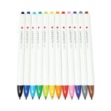 Zebra® ClickArt Porous Point Pen, Retractable, Fine 0.6 mm, Assorted Ink, White Barrel, 36/Pack (ZEB69836) Each