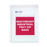 C-Line® Heavyweight Industrial Poly Zip Bags, 8.5 x 11, 50/BX (CLI47911) Each