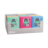 C-Line® Index Card Case, Holds 200 4 x 6 Cards, 6.38 x 1.88 x 4.63, Polypropylene, Assorted Colors (CLI58046)