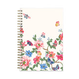 Blue Sky® Fly By Frosted Weekly/Monthly Planner, Butterflies Artwork, 8 x 5, Blush/Pink Cover, 12-Month (Jan to Dec): 2026 (BLS140196) Each