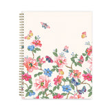 Blue Sky® Fly By Frosted Weekly/Monthly Planner, Butterflies Artwork, 11 x 8.5, Blush/Pink Cover, 12-Month (Jan to Dec): 2026 (BLS140195) Each