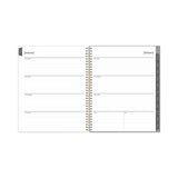 Blue Sky® Sophie Frosted Weekly/Monthly Planner, Floral Artwork, 11 x 8.5, Multicolor Cover, 12-Month (Jan to Dec): 2026 (BLS140087) Each