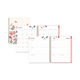 Blue Sky® Fly By Frosted Weekly/Monthly Planner, Butterflies Artwork, 11 x 8.5, Blush/Pink Cover, 12-Month (Jan to Dec): 2026 (BLS140195) Each