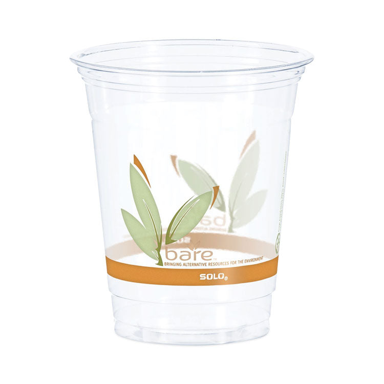 Dart® DCCRTP12BAREPK Bare Eco-Forward RPET Cold Cups, 12 oz to 14 oz ...