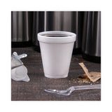 Dart® Foam Drink Cups, 8 oz, White, 25/Pack (DCC8J8BG) Bag of 25