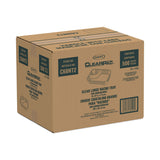 Dart® ClearPac Large Nacho Tray, 2-Compartments, 3.3 oz, 6.2 x 6.2 x 1.6, Clear, Plastic, 500/Carton (DCCC68NT2) Case of 500