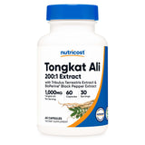 nutricost® Dietary Supplement Tongkat 1,000 mg Strength Capsule 60 Per Bottle (1270265_BT) 1/BT