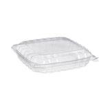 Dart® ClearSeal Hinged-Lid Plastic Containers, 8.31 x 8.31 x 2, Clear, Plastic, 125/Bag, 2 Bags/Carton (DCCC89PST1) Case of 250