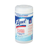LYSOL® Brand Disinfecting Wipes, 1-Ply, 7 x 7.25, Crisp Linen, White, 80 Wipes/Canister (RAC89346) Each