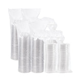 Dart® PresentaBowls Bowl/Lid Combo-Paks, Dome Lid, 16 oz, Clear, Plastic, 63/Pack, 4 Packs/Carton (DCCC16BCD) Case of 252