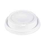 SOLO® Cappuccino Dome Sipper Lids, Fits 12 oz, White, 1,000/Carton (DCC12EL) Case of 1000