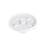 Dart® Lift n' Lock Plastic Hot Cup Lids, Fits 10 oz Cups, White, 1,000/Carton (DCC10FTL) Case of 1000