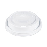 SOLO® Cappuccino Dome Sipper Lids, Fits 12 oz to 24 oz Cups, White, 1,000/Carton (DCC16EL) Case of 1000