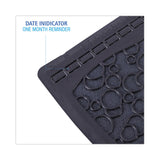 Boardwalk® Urinal Mat 2.0, Rubber, 17.5 x 20, Black/Black, 6/Carton (BWKUMBB) Case of 6