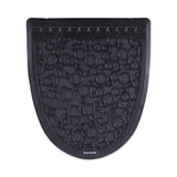 Boardwalk® Urinal Mat 2.0, Rubber, 17.5 x 20, Black/Black, 6/Carton (BWKUMBB) Case of 6