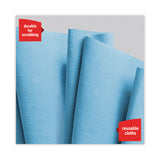 WypAll® Power Clean X80 Heavy Duty Cloths, Jumbo Roll, 12.4 x 12.2, Blue, 475/Roll (KCC41043) Box of 475