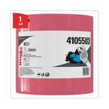 WypAll® Power Clean X80 Heavy Duty Cloths, Jumbo Roll, 12.4 x 12.2, Red, 475 Wipers/Roll (KCC41055) Roll of 425