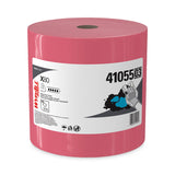 WypAll® Power Clean X80 Heavy Duty Cloths, Jumbo Roll, 12.4 x 12.2, Red, 475 Wipers/Roll (KCC41055) Roll of 425