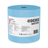 WypAll® Power Clean X80 Heavy Duty Cloths, Jumbo Roll, 12.4 x 12.2, Blue, 475/Roll (KCC41043) Box of 475