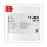 WypAll® Power Clean X80 Heavy Duty Cloths, Jumbo Roll, 12.4 x 12.2, White, 475/Roll (KCC41025) Box of 475