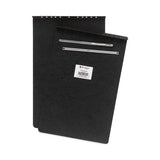 ACCO Pressboard Report Cover with Tyvek Reinforced Hinge, Two-Piece Prong Fastener, 3" Capacity, 11 x 17,  Black/Black (ACC47071) 1 Pack of 1
