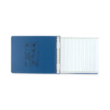 ACCO PRESSTEX Covers with Storage Hooks, 2 Posts, 6" Capacity, 9.5 x 11, Light Blue (ACC54112) Each