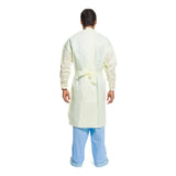 Halyard Tri-Layer Protective Procedure Gown Large Yellow NonSterile AAMI Level 2 Disposable (379372_PK) 10/PK