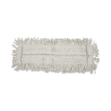 Boardwalk® Disposable Cut End Dust Mop Head, Cotton/Synthetic, 24w x 5d, White (BWK1624) Each