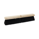 Boardwalk® Floor Brush Head, 3" Black Medium Weight Polypropylene Bristles, 18" Brush (BWK20618) Each