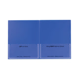 C-Line® Classroom Connector Folders, 11 x 8.5, Blue, 25/Box (CLI32005) Box of 25