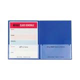 C-Line® Classroom Connector Folders, 11 x 8.5, Blue, 25/Box (CLI32005) Box of 25
