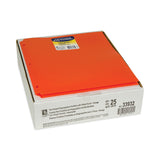 C-Line® Two-Pocket Heavyweight Poly Portfolio Folder, 3-Hole Punch, 11 x 8.5, Orange, 25/Box (CLI33932BX) Box of 25