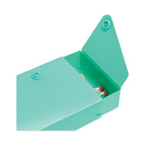 C-Line® Slider Pencil Case, 11.43 x 9.5 x 0.6, Sandy Gray, Seafoam Green, Seaside Blue, Sunset Red, Sunny Yellow, 24/Carton (CLI05600DS) Case of 24