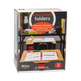 C-Line® Classroom Connector Folders, 11 x 8.5, Red, 25/Box (CLI32004) Box of 25