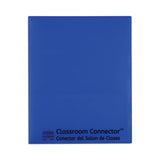 C-Line® Classroom Connector Folders, 11 x 8.5, Blue, 25/Box (CLI32005) Box of 25