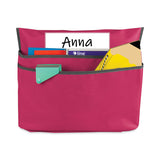 C-Line® Chair Cubbies for Most Classroom Chair Styles, Large, 18 x 13.25, Fabric/Vinyl, Sunset Red (CLI10417) Each