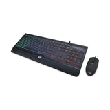 Adesso Backlit Gaming Keyboard and Mouse Combo, USB, Black (ADEAKB137CB) Each