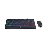 Adesso Backlit Gaming Keyboard and Mouse Combo, USB, Black (ADEAKB137CB) Each