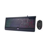 Adesso Backlit Gaming Keyboard and Mouse Combo, USB, Black (ADEAKB137CB) Each