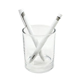 Zebra® bLen Gel Pen, Retractable, Fine 0.7 mm, Black Ink, White Barrel, Dozen (ZEB41400) Pack of 12