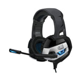 Adesso Xtream G2 Binaural Over The Head Headset, Black/Blue (ADEXTREAMG2) Each