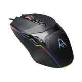 Adesso iMouse X5 Illuminated Seven-Button Gaming Mouse, USB 2.0, Left/Right Hand Use, Black (ADEIMOUSEX5) Each