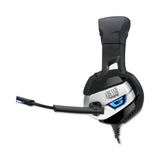 Adesso Xtream G2 Binaural Over The Head Headset, Black/Blue (ADEXTREAMG2) Each