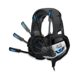 Adesso Xtream G2 Binaural Over The Head Headset, Black/Blue (ADEXTREAMG2) Each