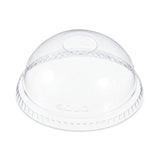 SOLO® Dome-Top Cold Cup Lids, Fits 16 oz, Clear, 1,000/Carton (DCCDLR662) Case of 1000