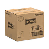 SOLO® Polystyrene Vented Hot Cup Lids, Fits 4 oz Cups, White, 100/Pack, 10 Packs/Carton (SCCVL34R0007) Case of 1000