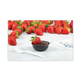 SOLO® Polystyrene Portion Cups, 3.5 oz, Black, 250/Bag, 10 Bags/Carton (SCCDSS3) Case of 2500