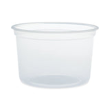 Dart® MicroGourmet Food Container, 16 oz, Translucent, Plastic, 50/Pack, 10 Packs/Carton (DCCMN160100) 20 Packs of 25