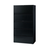 Hirsh Industries® Lateral File Cabinet, 5 Letter/Legal/A4-Size File Drawers, Black, 36 x 18.62 x 67.62 (HID14992) Each