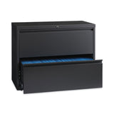 Hirsh Industries® Lateral File Cabinet, 2 Letter/Legal/A4-Size File Drawers, Charcoal, 36 x 18.62 x 28 (HID16065) Each